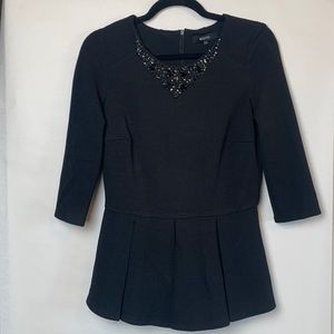 41 HAWTHORN PEPLUM BEADED TOP